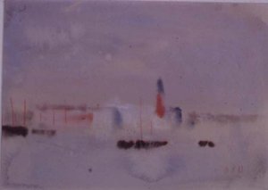 Venedig von der Lagune aus von Hercules Brabazon Brabazon