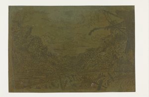 Bergtal mit den Überresten eines Schiffs von Hercules Segers