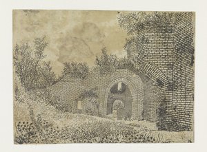 Ruinen der Burg Brederode von Hercules Segers