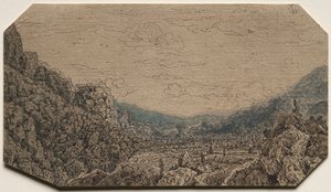 Eingeschlossenes Tal von Hercules Seghers