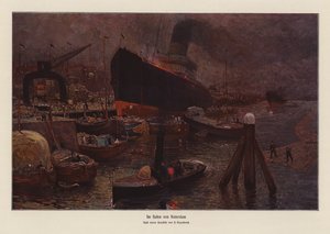Im Hafen von Rotterdam von Herman Heijenbrock