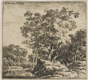 Landschaft, aus Satz von Landschaften von Herman Naijwincx
