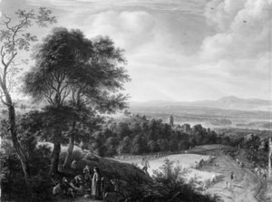 Ernte im Rheinland von Herman Saftleven