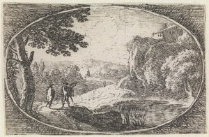 Landschaft (Nr. 15 aus der Serie: variae campestrum fantasiae) von Herman van Swanevelt
