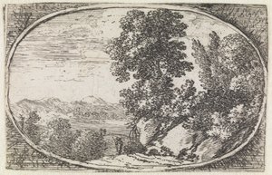 Landschaft (Nr. 18 aus der Serie: Variae campestrum fantasiae) von Herman van Swanevelt
