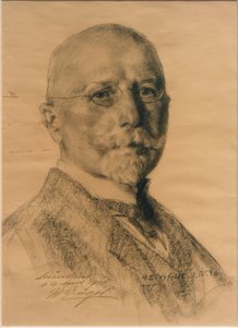 Porträt Heinrich von Zügel von Hermann Eissfeldt