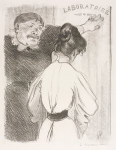 Laboratoire, ca. 1900 von Hermann Paul