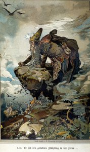 Illustration von Vogel zu einem Märchen der Brüder Jacob (1785-1863) und Wilhelm (1786-1859) Grimm von Hermann Vogel