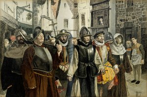 Prozession der Liga in Paris von Hermann Vogel