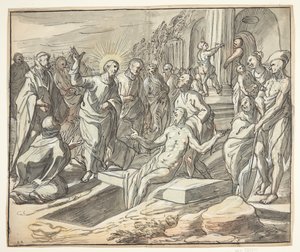 Die Auferweckung des Lazarus von Hermann Weyer