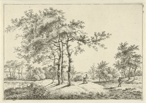 Landschaft mit Mutter und Kind