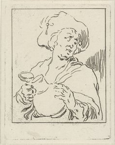 Mann mit Krug