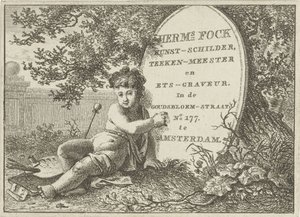 Visitenkarte von Hermanus Fock von Hermanus Fock