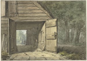 Stall des Gasthauses der Gelehrte Mann in Bennebroek von Hermanus Numan