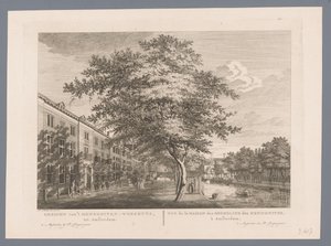 Ansicht des Mennoniten-Waisenhauses in Amsterdam von Hermanus Petrus Schouten (possibly)