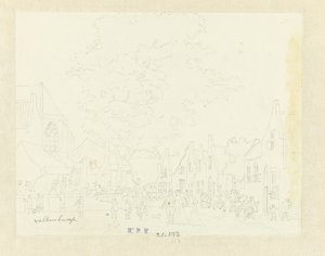Markt im Dorf Valkenburg