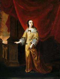 Porträt einer Dame von Hieronymus (circle of) Janssens