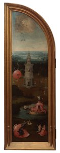 Linkes Panel des Jüngsten Gerichts von Hieronymus Bosch