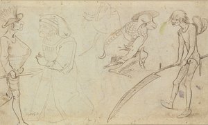 Studien grotesker Figuren
