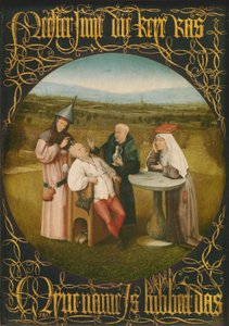 Die Heilung des Wahnsinns, ca. 1494 von Hieronymus Bosch