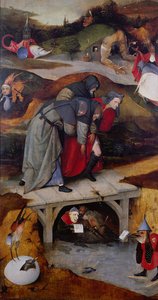 Die Versuchung des heiligen Antonius (Detail) von Hieronymus Bosch