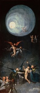 Aufstieg in den Himmel. Aus: Vier Visionen des Jenseits von Hieronymus Bosch