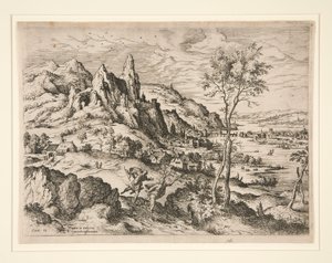 Daphne verfolgt von Apollo von Hieronymus Cock