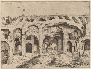 Vierte Ansicht des Kolosseums von Hieronymus Cock