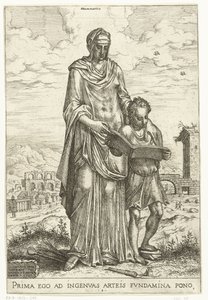 Grammatik (Vrije kunsten en Minerva, Apollo en Industria)