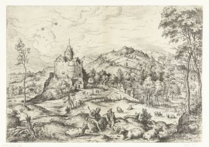 Merkur und Argus von Hieronymus Cock