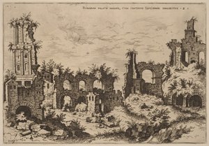Ruinen auf dem Palatin mit dem Septizonium