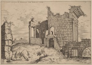 Zweite Ansicht des Forums von Nerva von Hieronymus Cock