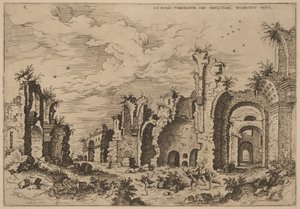 Die Bäder des Diokletian von Hieronymus Cock