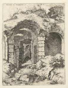 Sechste Ansicht des Kolosseums in Rom von Hieronymus Cock