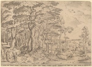 Landschaft mit der Versuchung Christi