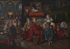 Das Gleichnis von den klugen und törichten Jungfrauen von Hieronymus Francken II