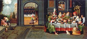 Lazarus im Haus des reichen Mannes, 1610