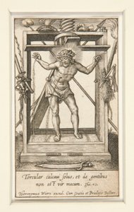 Christus in der Weinpresse von Hieronymus Wierix