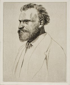 Edouard Manet, Brustbildnis von Hilaire Germain Edgar Degas
