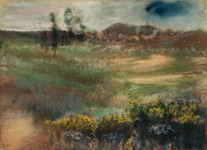 Landschaft mit Schornsteinen von Hilaire Germain Edgar Degas