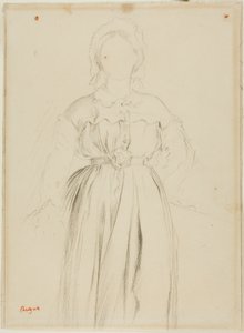 Studie für ein Porträt von Marguérite de Gas von Hilaire Germain Edgar Degas