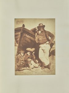 James Linton und drei Jungen von Hill and Adamson