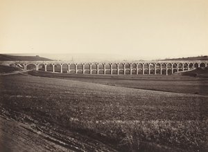 Arcades de pont sur Vanne Arcades, Brücke über die Vanne, 1873