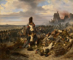 Schlachtenszene, ca. 1825 von Hippolyte Bellange
