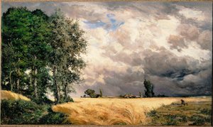 Nahendes Gewitter von Hippolyte Boulenger
