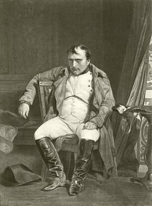 Abdankung, Napoleon in Fontainebleau von Hippolyte Delaroche