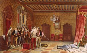 Die Ermordung von Henri de Lorraine (1549-88) Herzog von Guise, 1834 von Hippolyte Delaroche