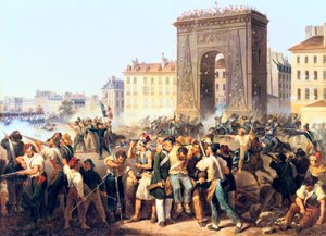 Schlacht am Porte St. Denis, 28. Juli 1830, Paris