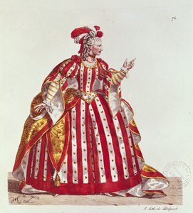 Mademoiselle Dumesnil in der Rolle der Agrippina in 