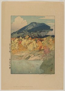 Herbst in Hakkodasan, Showa-Ära von Hiroshi Yoshida